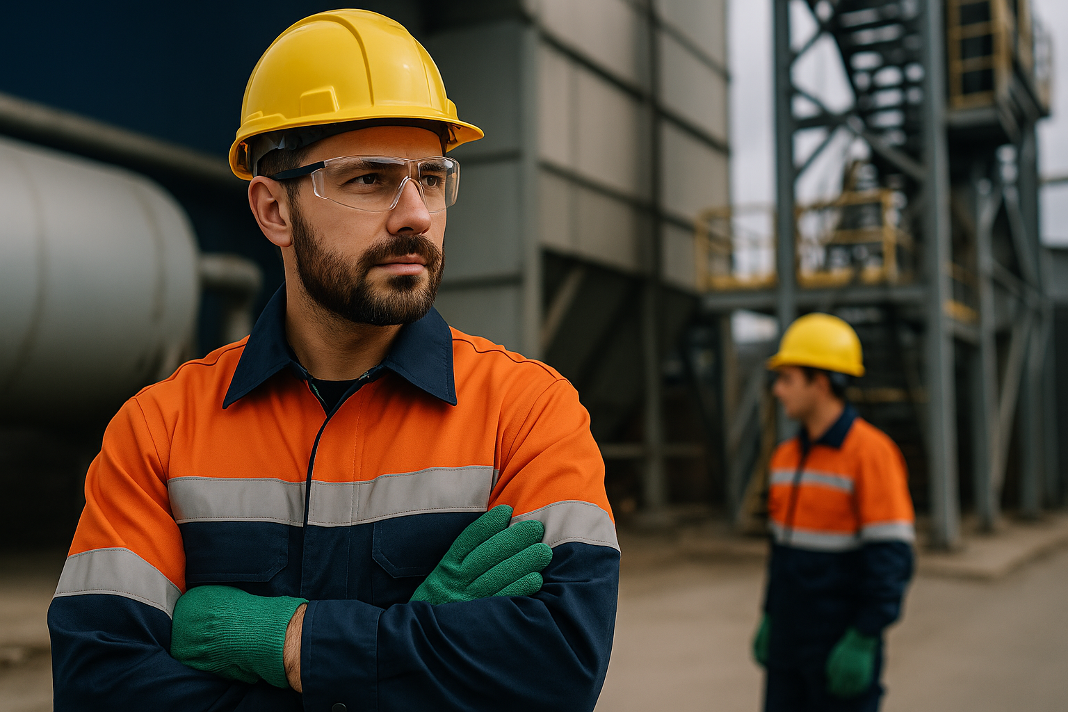 Profissional com EPI